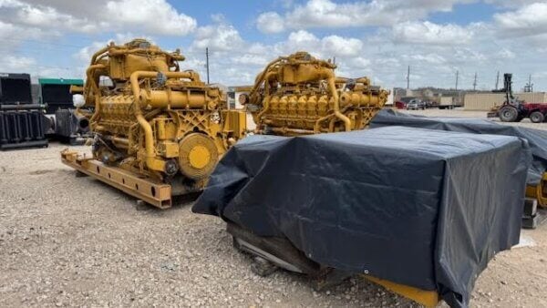 CATERPILLAR G3516TA 1250KW NATURAL GAS GENERATOR